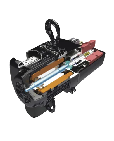 Motore e paranco a catena modulare per il sollevamento carichi truss