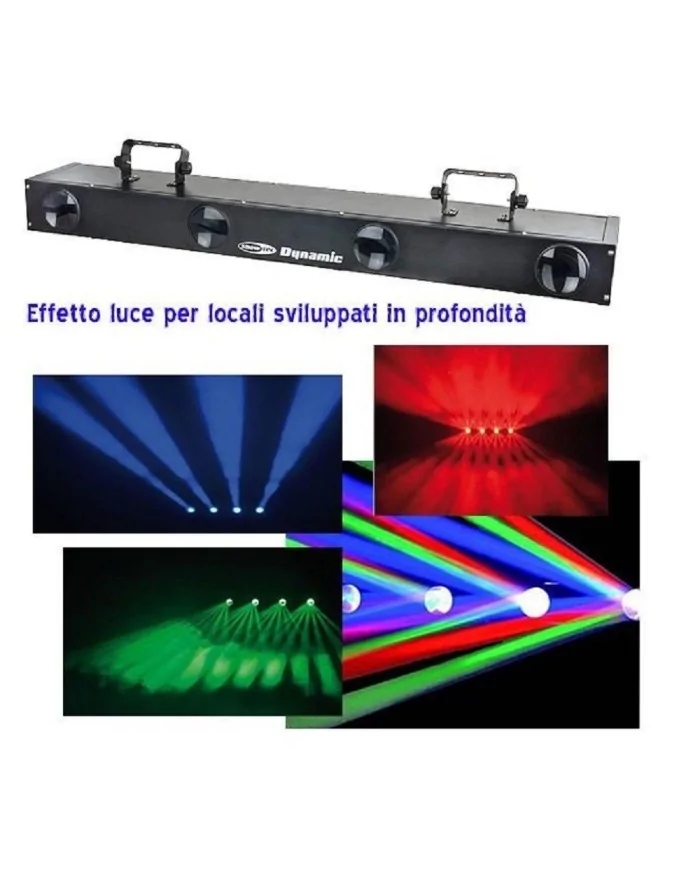 Luce per discoteca:molto indicato per locali lunghi o profondi