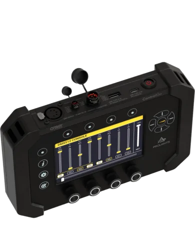 Controller DMX Touchscreen per Cinefoto o eventi : RDM e batteria disp
