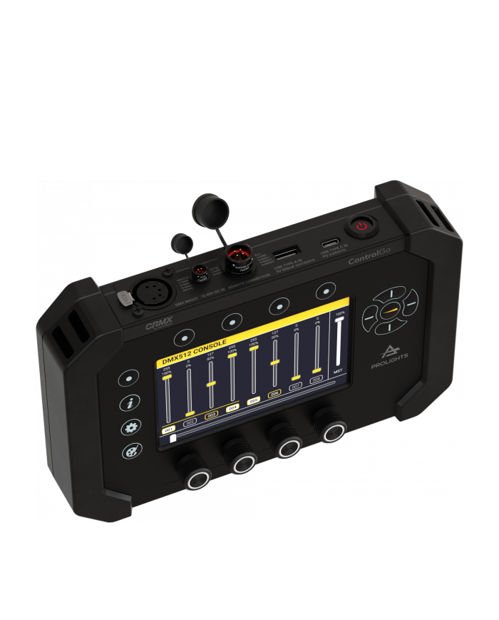 Controller DMX Touchscreen per Cinefoto o eventi : RDM e batteria disp Controller DMX Touchscreen per Cinefoto o eventi : RDM e batteria disp