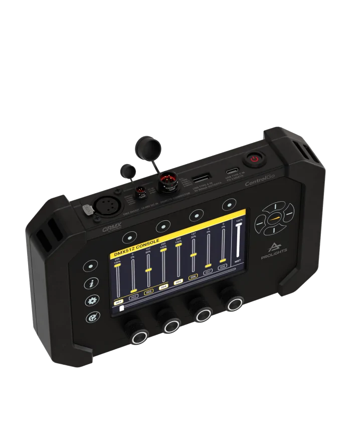 Controller DMX Touchscreen per Cinefoto o eventi : RDM e batteria disp