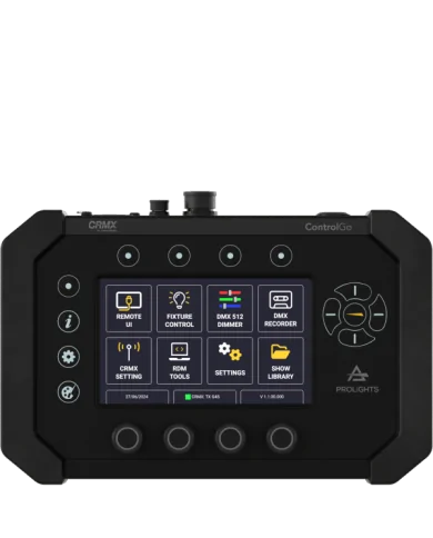 Controller DMX Touchscreen per Cinefoto o eventi : RDM e batteria disp