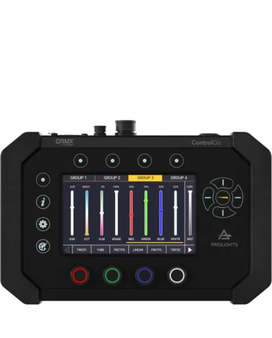 Controller DMX Touchscreen per Cinefoto o eventi : RDM e batteria disp