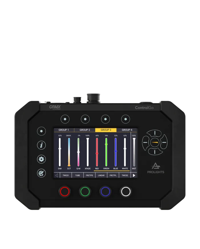 Controller DMX Touchscreen per Cinefoto o eventi : RDM e batteria disp