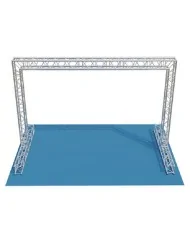 portale in traliccio alluminio