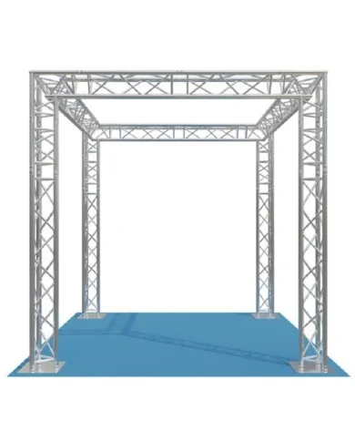 Struttura Stand per Esposizione 2,80x2,80x2,40 Americana Triangolare