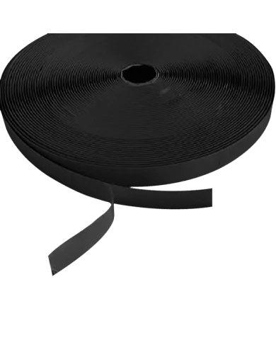 Velcro autoadesivo nero 20 mm x 25 m cod 89101