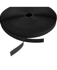 Velcro autoadesivo nero 20 mm x 25 m cod 89101