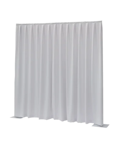 Tenda Fondale Medium Gloss Satin drappeggiata