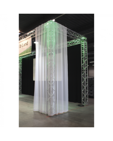 Tessuto tenda in leggero Voile semitrasparente anche per proiezioni Tessuto tenda in leggero Voile semitrasparente anche per proiezioni