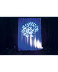 Tessuto tenda in leggero Voile semitrasparente anche per proiezioni