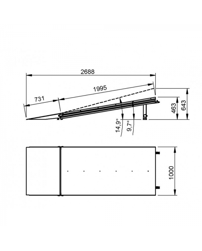 Rampa di accesso per carrozzine o disabili Rampa di accesso per carrozzine o disabili