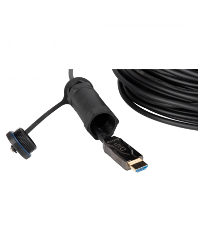 DAP Cavo in fibra HDMI 2.1 AOC 8K armato 100 metri DAP Cavo in fibra HDMI 2.1 AOC 8K armato 100 metri