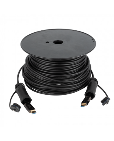 Cavo in fibra HDMI 2.1 AOC 8K Bobina da 100 METR Cavo in fibra HDMI 2.1 AOC 8K Bobina da 100 METR