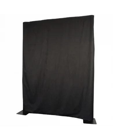 Questa tenda P&D non plissettata, di colore è realizzata in Molton, che è lo standard per la decorazione scenica.