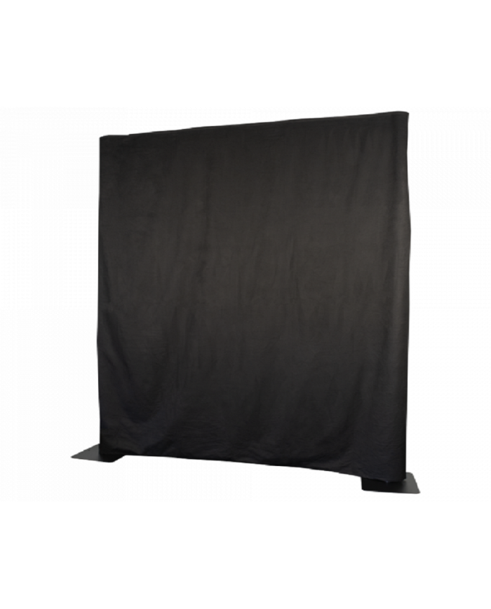 Tenda Pipe and Drape Molton 300 g/mq Colore nero - 330 (L) x 300 (A) cm - non plissettato Tenda Pipe and Drape Molton 300 g/mq Colore nero - 330 (L) x 300 (A) cm - non plissettato