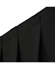 Tenda oscurante drappeggiata Nera 330(w) x 500(h)cm, Pipe and Drape MCS 300 g/m²