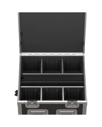 FCLSMARTBATPNEO Flight case con scomparti interni