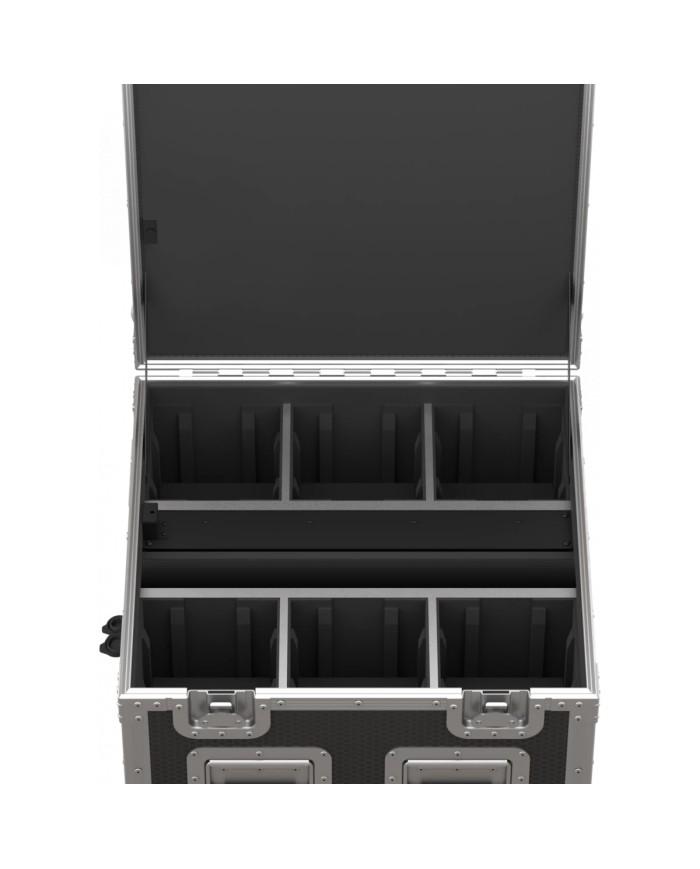 FCLSMARTBATPNEO Flight case con scomparti interni FCLSMARTBATPNEO Flight case con scomparti interni