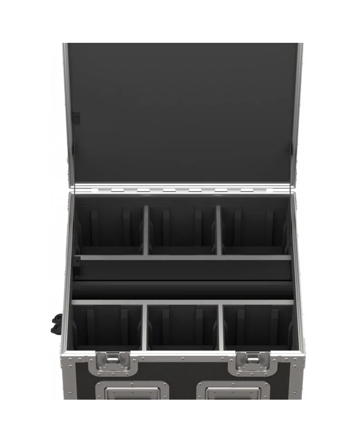 FCLSMARTBATPNEO Flight case con scomparti interni