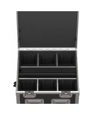 FCLSMARTBATPNEO Flight case con scomparti interni