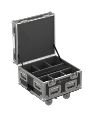 FCLSMARTBATPNEO Flight case con scomparti interni