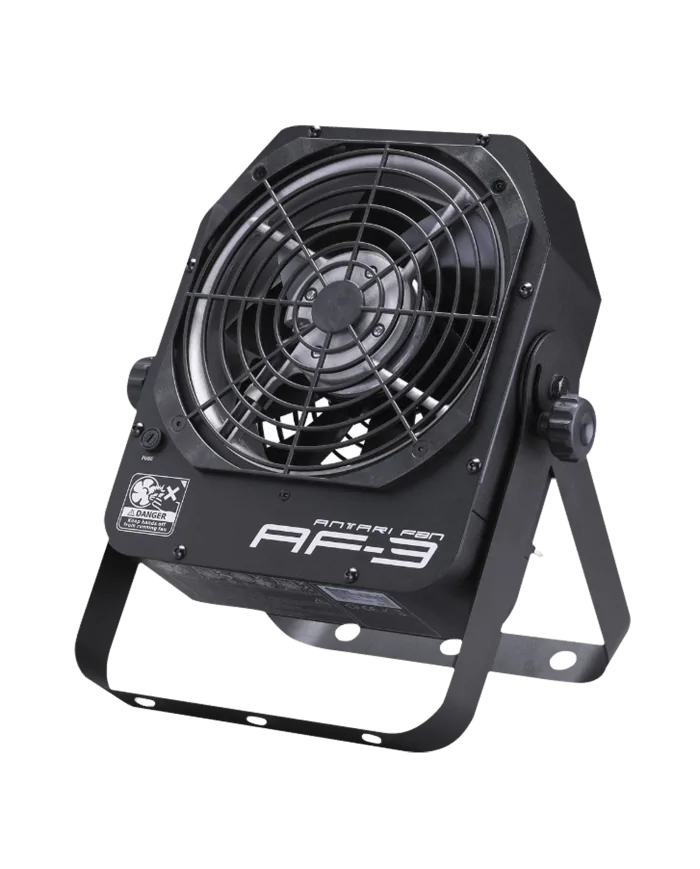 Ventola portatile in DMX per produzione effetto vento sul palco-studio