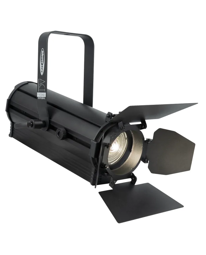 Faro Teatrale RGBAL ACT Fresnel 50 RGBAL con bandiere