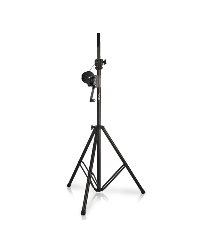 Elevatore-stativo ad arganello per luci ed americane portata 85 kg Elevatore-stativo ad arganello per luci ed americane portata 85 kg