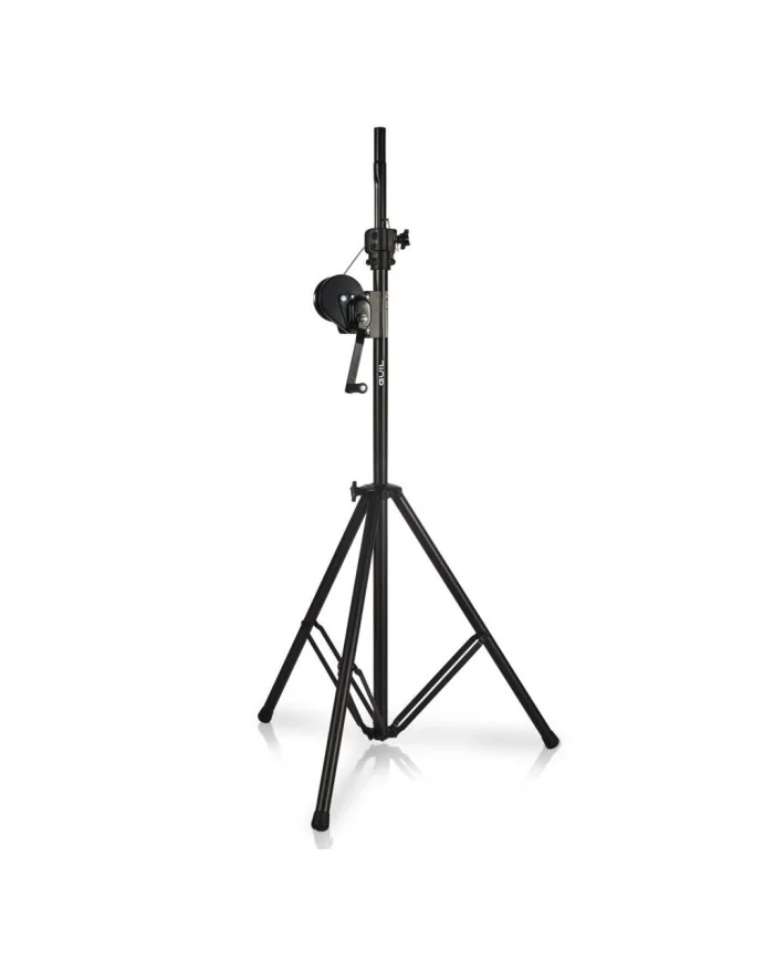 Elevatore-stativo ad arganello per luci ed americane portata 85 kg