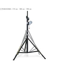 Sollevatore per americana Luci portata 100 Kg alto 4 metri