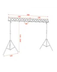 Americanina luci per dj set o piccoli spettacoli con luci e fari