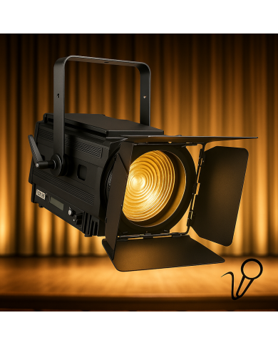 Faro LED per Teatro da 150 W, zoom motorizzato