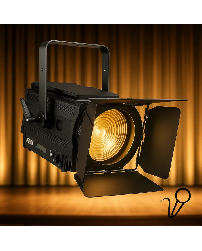 Faro LED per Teatro da 150 W, zoom motorizzato