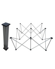Mammoth-S legs 1x1m - gamba a fisarmonica pieghevole per palchi -