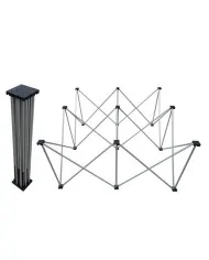 gamba a fisarmonica pieghevole per palchi