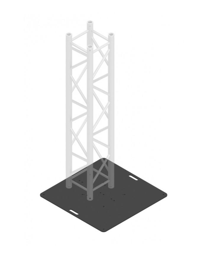 Piastra per fissare traliccio americana a terra