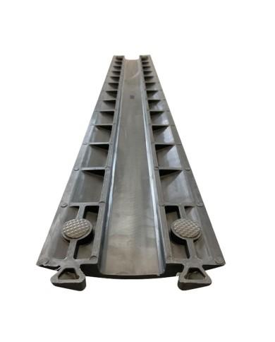 Pedana passacavo a 1 canale in gomma, non in plastica o TPU Pedana passacavo a 1 canale in gomma, non in plastica o TPU