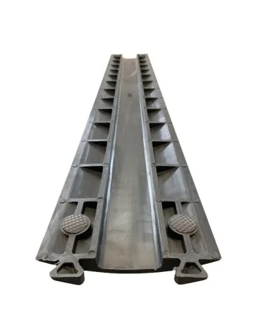 Pedana passacavo a 1 canale in gomma, non in plastica o TPU