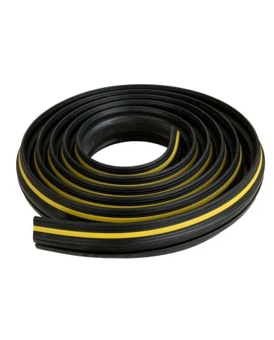 Pedana passacavo in gomma caricata, in rotolo lunghezza 6m