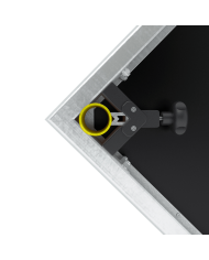 Palco modulare leggero e trasportabile ad altezza variabile per show