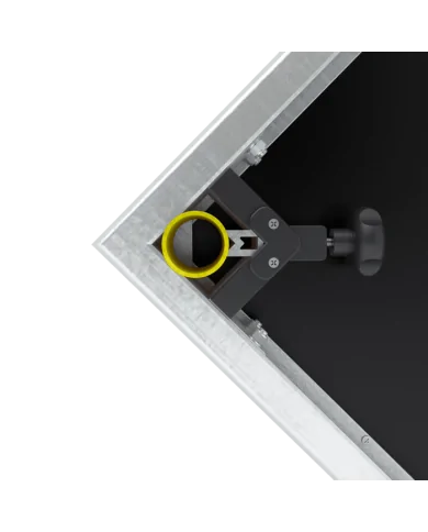 Banco per esposizioni ad altezza variabile per fiere od esposizioni