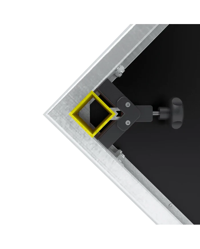 Banco per esposizioni ad altezza variabile per fiere od esposizioni