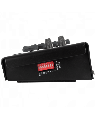 Il più semplice controller per luci DMX programmabile anche a batterie Il più semplice controller per luci DMX programmabile anche a batterie