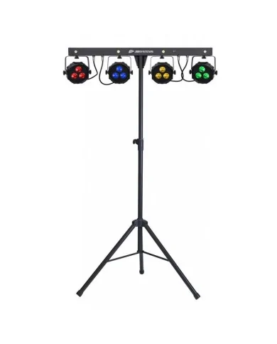 Impianto luci 4 proiettori RGB