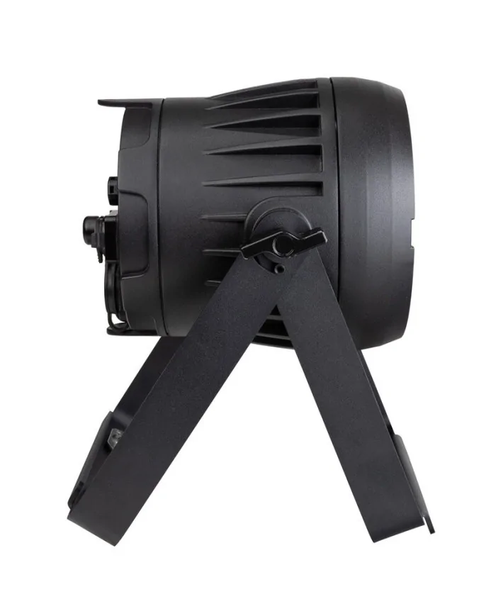 Proiettore a batteria: doppie staffe, batterie DMX wireless integrato