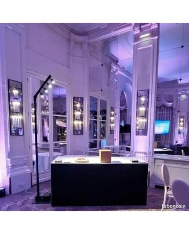 BT-AKKUPOLE Palo LED DMX Wireless a Batteria con proiettori 4x5W bianchi