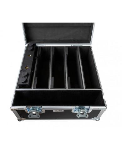 Flightcase for 4 x BT-AKKUBAR
