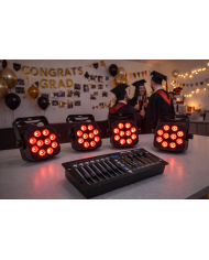 Impianto Luci Alta Potenza per Dj Set, Feste o Party anche UV