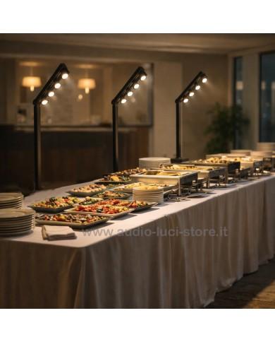 illuminare tavoli catering